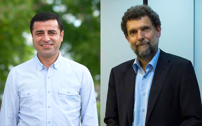 Selahattin Demirtas och Osman Kavala